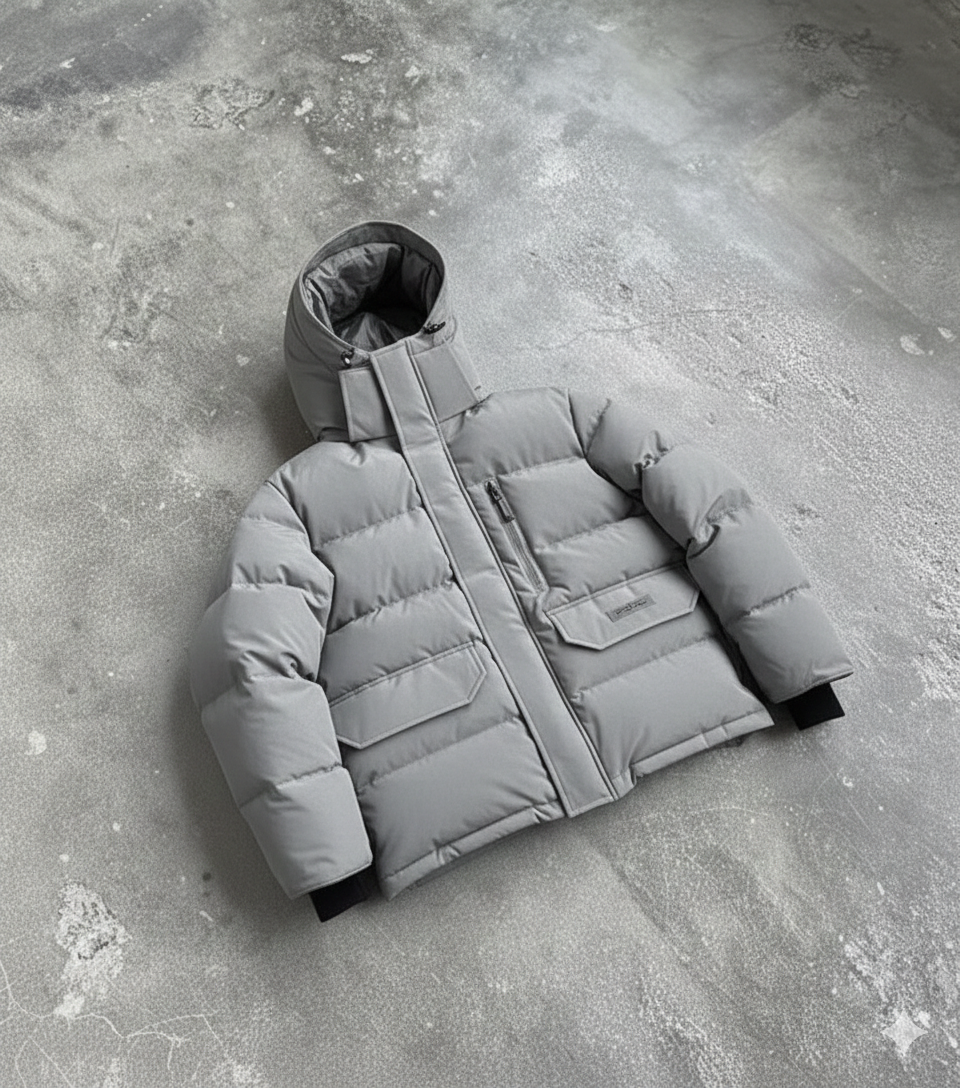 Grey Miller Parka Jacket