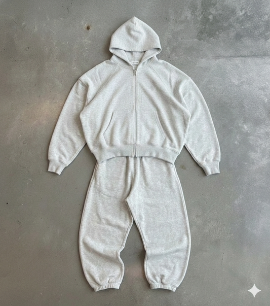 Grey Baggy Tracksuit