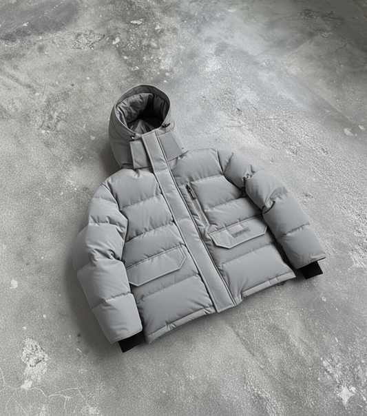 Grey Miller Parka Jacket