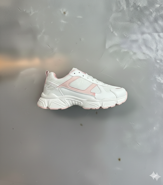 Technical Sneakers - White/Pink