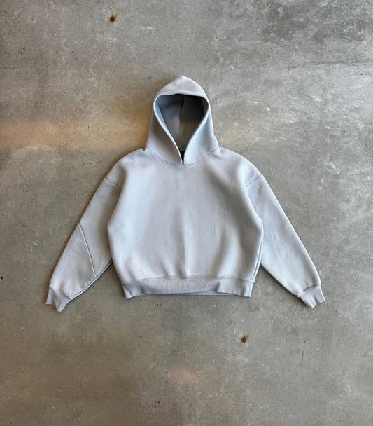 Classic Grey Hoodie - 360gsm