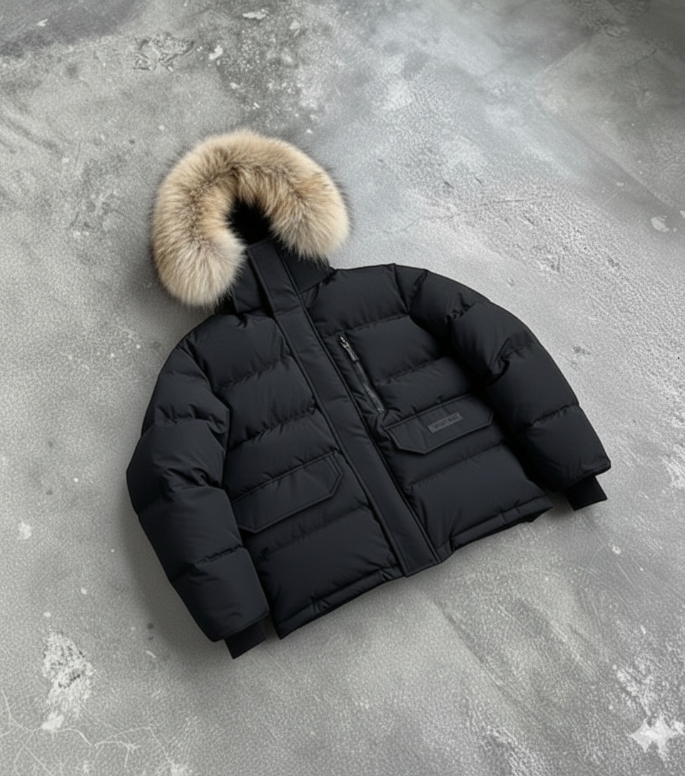 The Fur Parka - Black