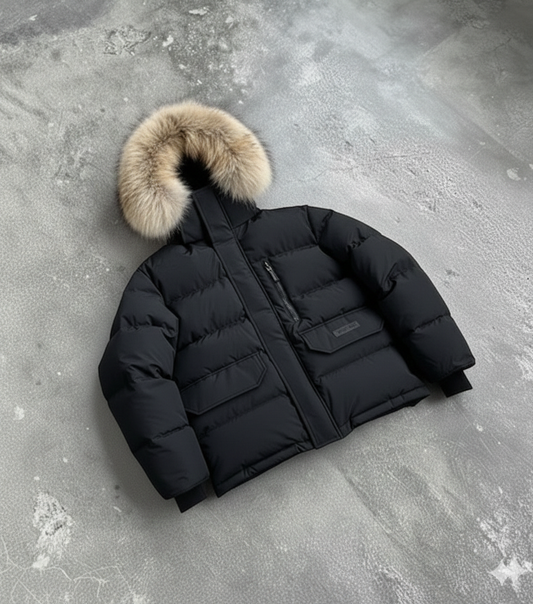 The Fur Parka - Black